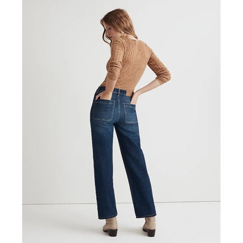 Madewell  The Perfect Vintage Wide-Leg Jean in Clemens Wash - Picture 4 of 10